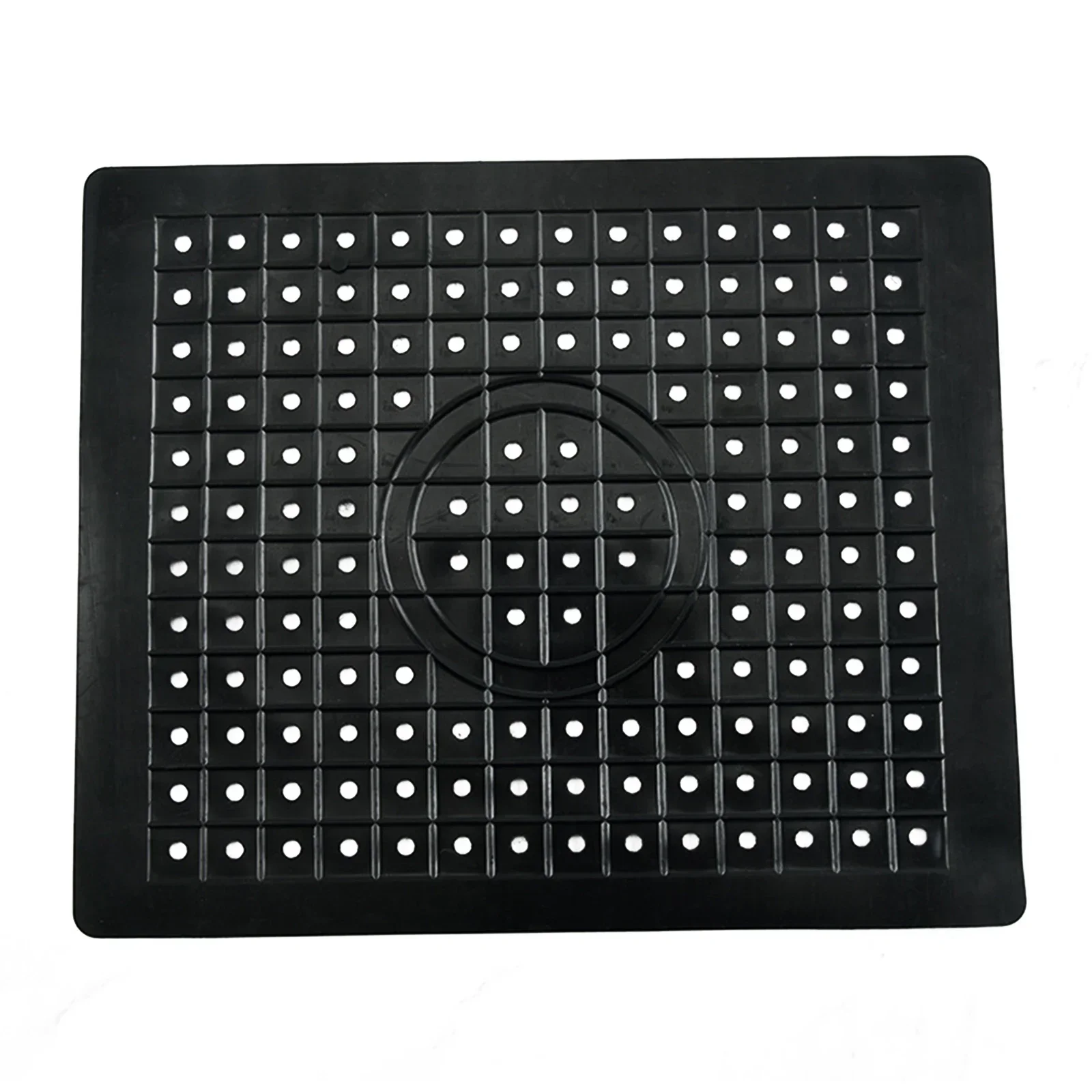 Square/round Kitchen Insulation Mat Rubber Wave Pattern Sink Drain Pad Waterproof And Non Slip Kitchen Circular Tableware Pad