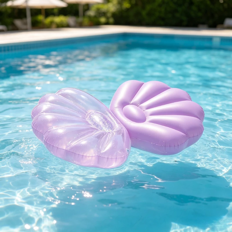 Inflatable Shell Floating Chair Outdoor Swimming Circle Inflatable Bed Floating Row Photography Water Supplies