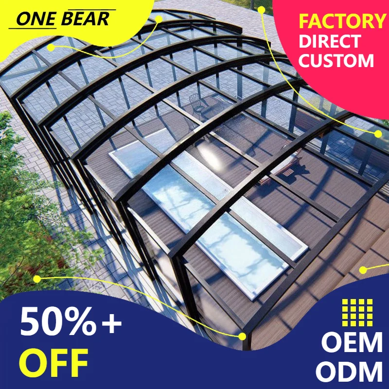 Any Size Custom Expandable Aluminum Swimming Pool Cover Sturdy Durable Build Open Space Household Full View Pool Shelter