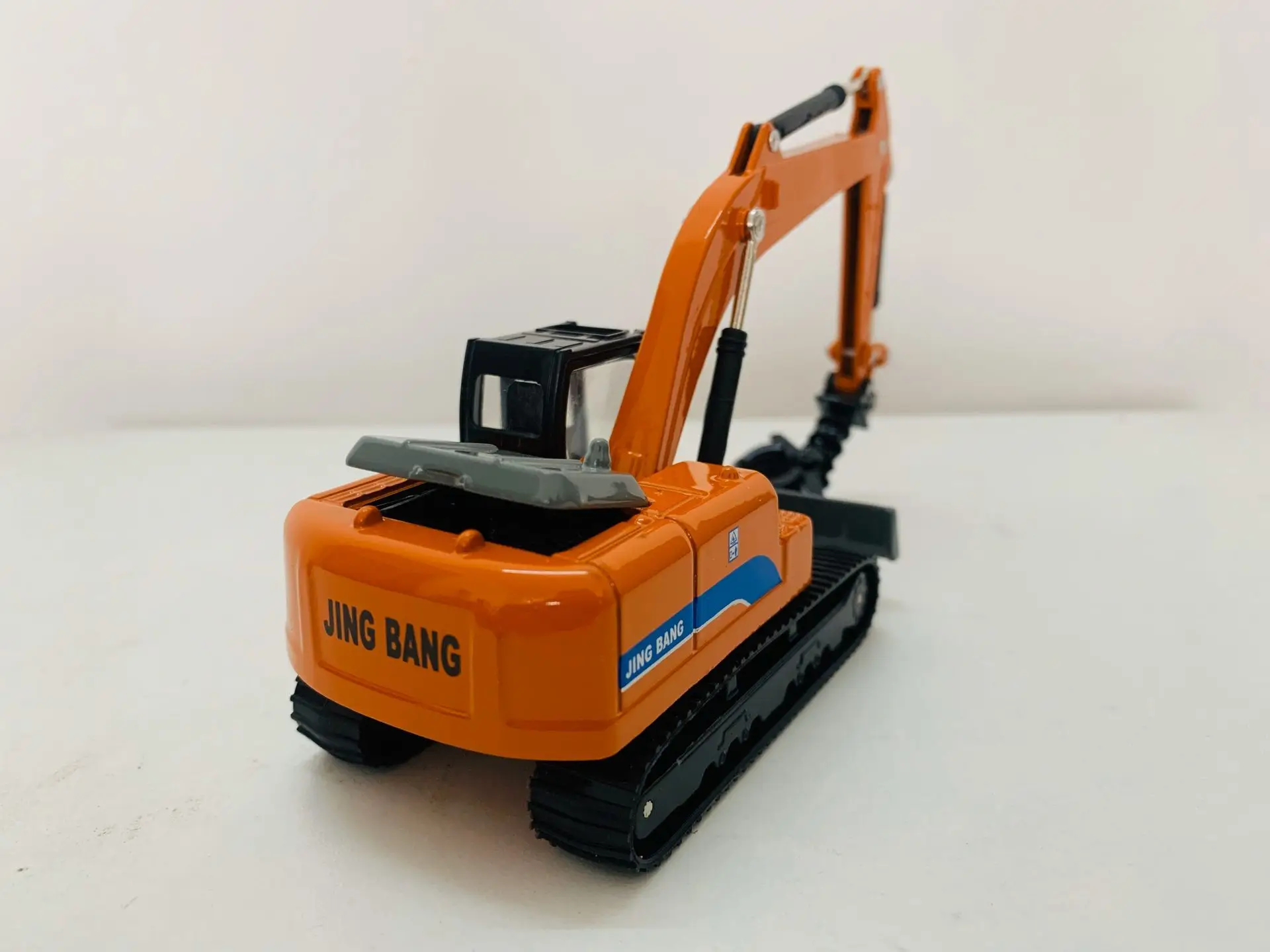 Jing Bang Model Grad Wood Machine Construction vehicles 1:64 Scale Alloy Model