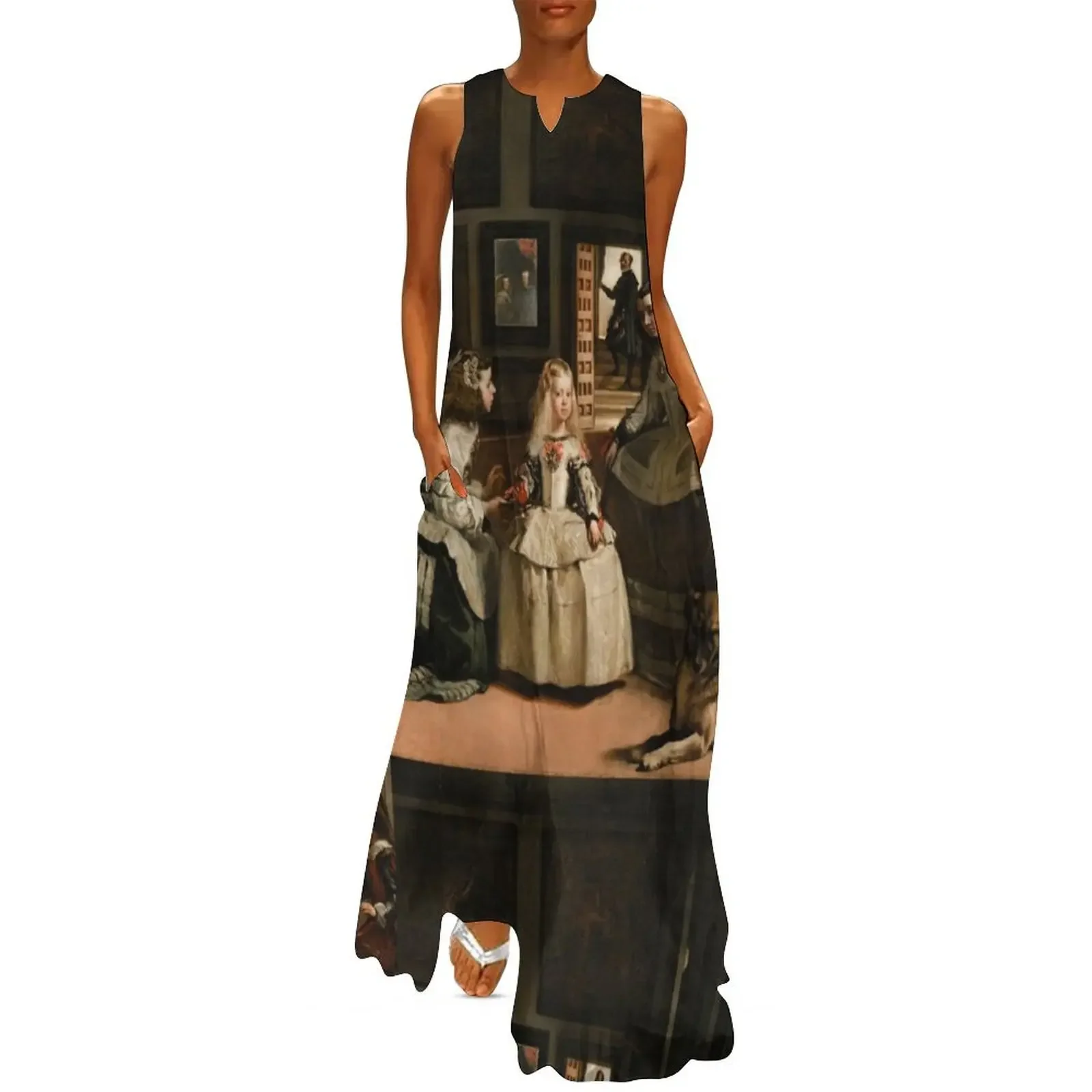 

Las Meninas Diego Velazquez Long Dress Summer skirt sexy dress for women long dresses for women Dress