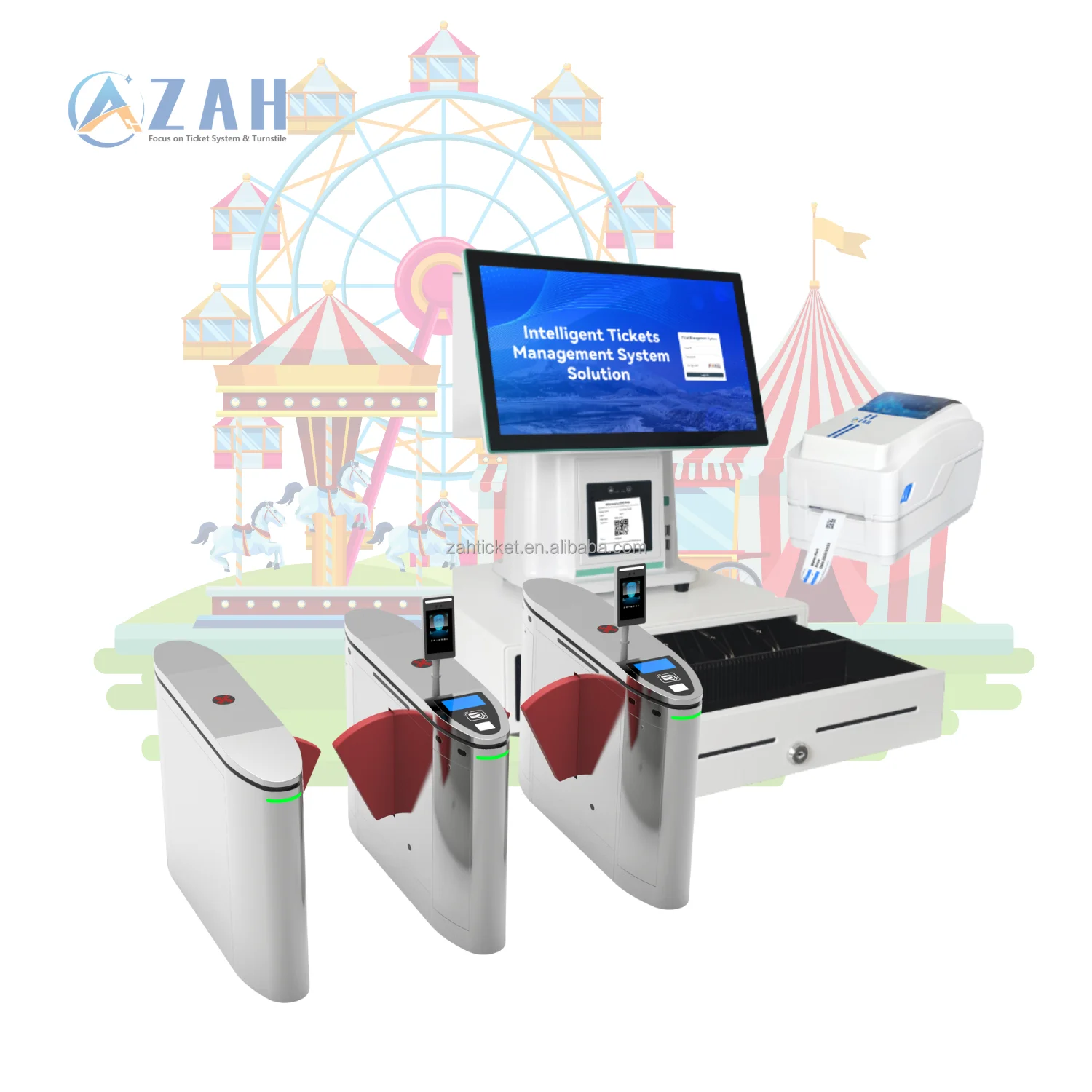 

ZAH Ticketing System Software for Ticketing Management Electronic Ticket and Checking Software