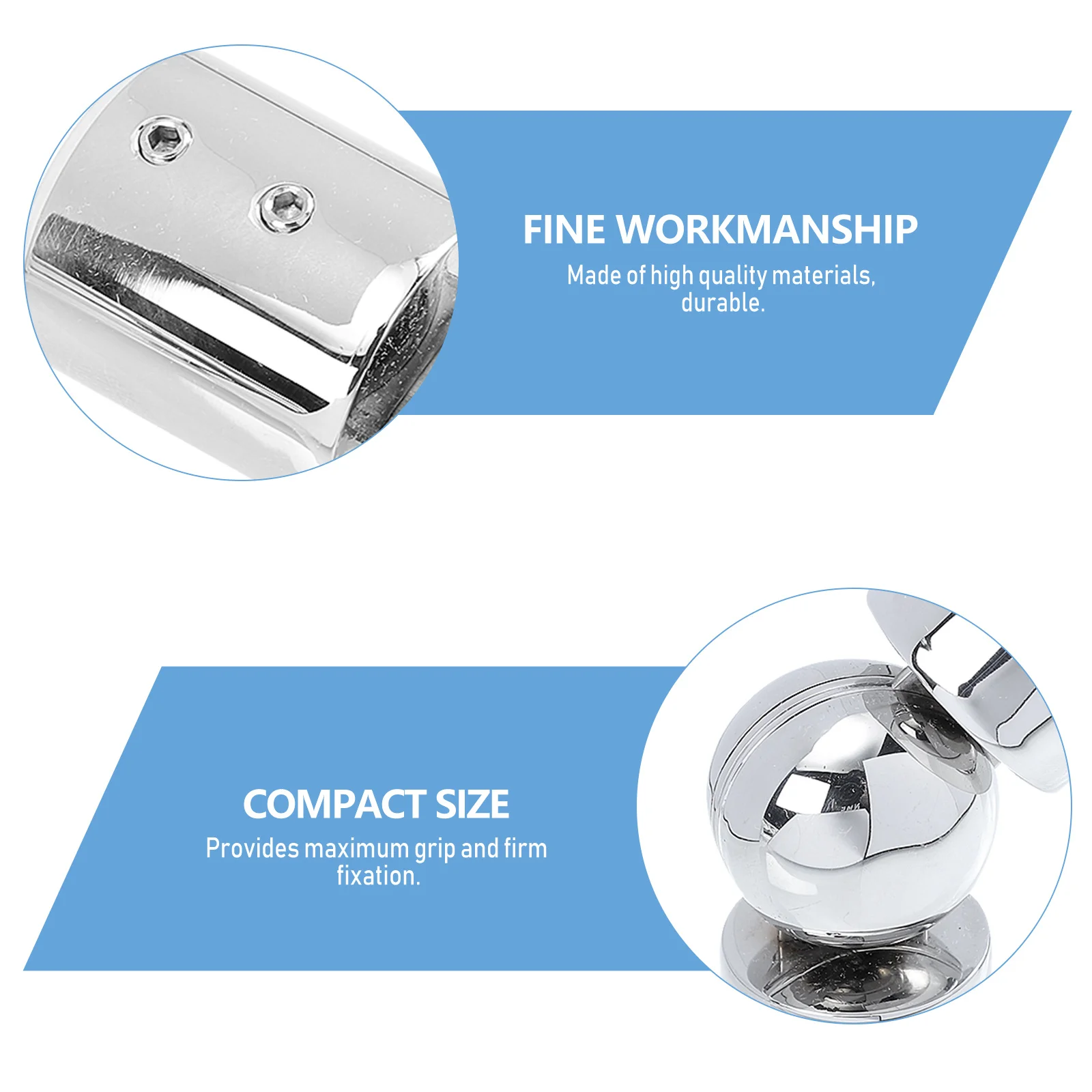 

Heavy Duty Stainless Steel Curtain Rod Corner Connector 90-180 Degree Adjustable Elbow Joint for Windows Home Office Bedroom