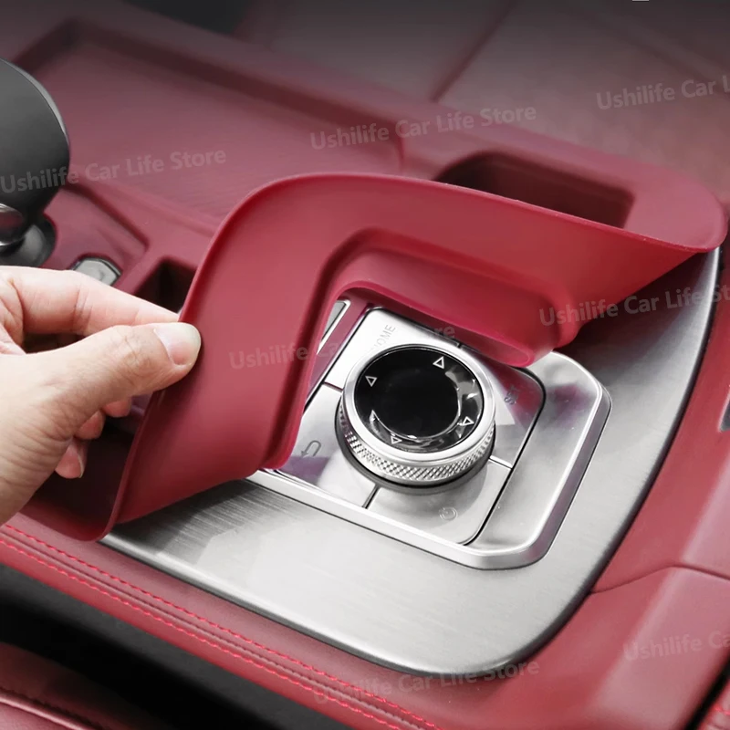 

For Chery JETOUR X70plus 2024 2025 Car Centre Shift Wireless Charging Panel Silicone Pad Water Cup Cover Interior Accessories