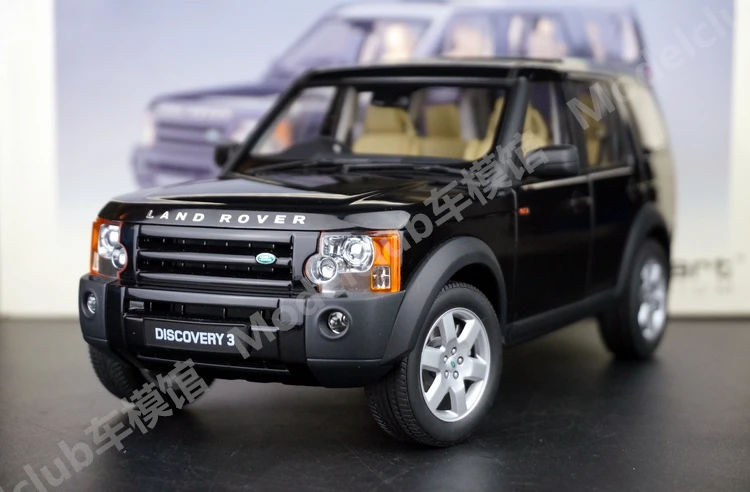 

Autoart 1:18 Discovery 3, черный внедорожник, имитация ограниченной серии, все открытые металлические статические модели автомобиля из сплава, игрушка в подарок