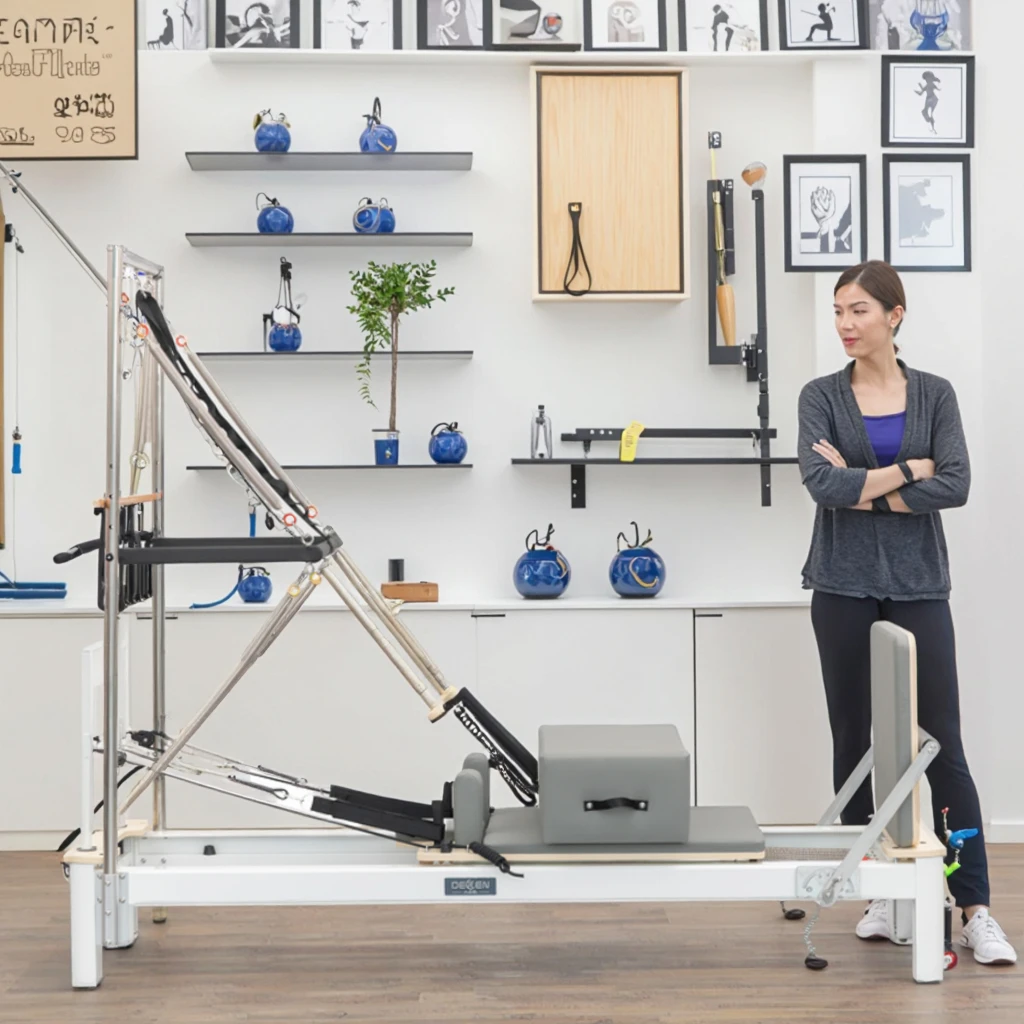 

Studio Sliding Infinity bar Metal Pilates Reformers Aluminium Pilates Reformer Tower Pilates Equipment