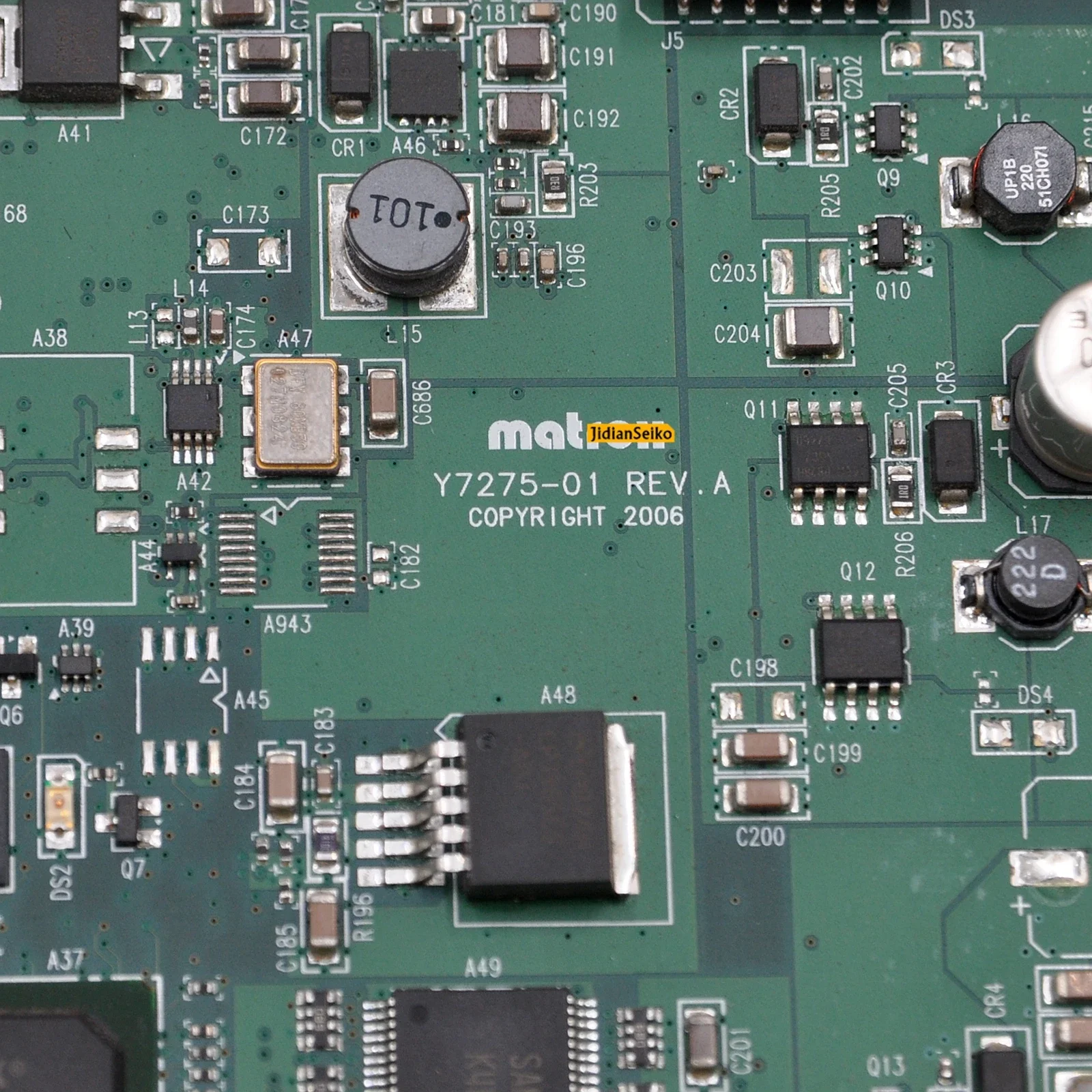 Y7295-01 REV.A Vision Card Frame Grabber Used