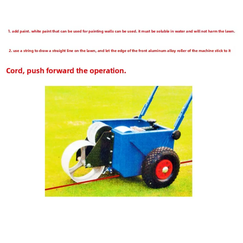 Grass & Pavement Line Marking Machine Common Marking Paint Hand Push Sports Turf Markerglobally accessible