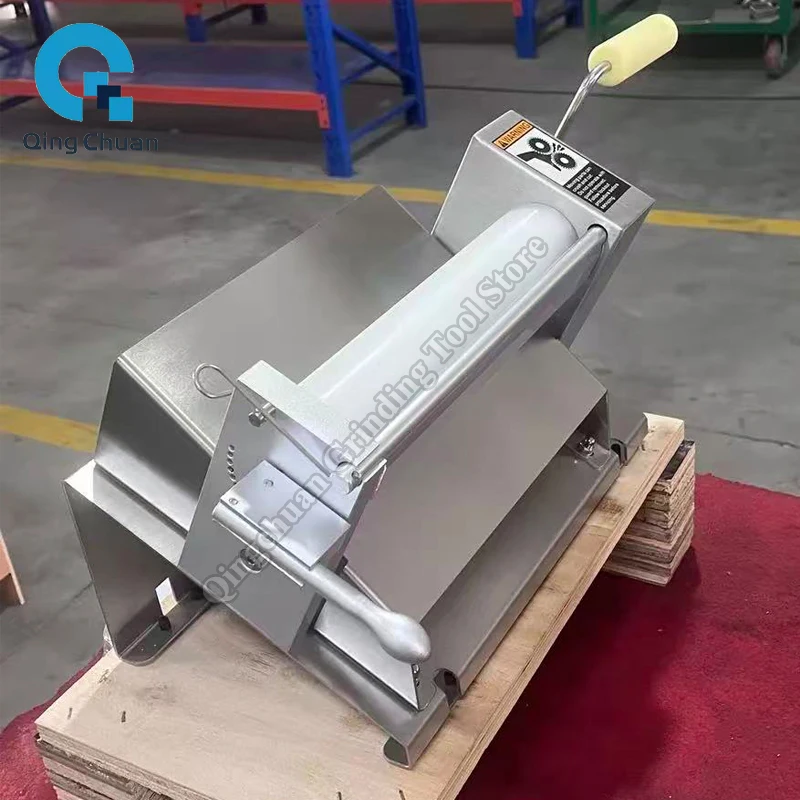 Dough Press Machine Two Manual Electric Models Semi Automatic Pizza Maker Desktop Pizza Dough Forming Machine