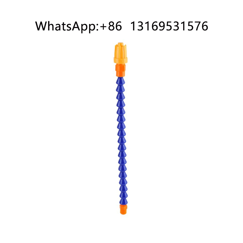 High-Quality Plastic Flexible Pneumatic Hose with  Male Threads for CNC Lathe Cooling & Fan Air Spray Nozzle