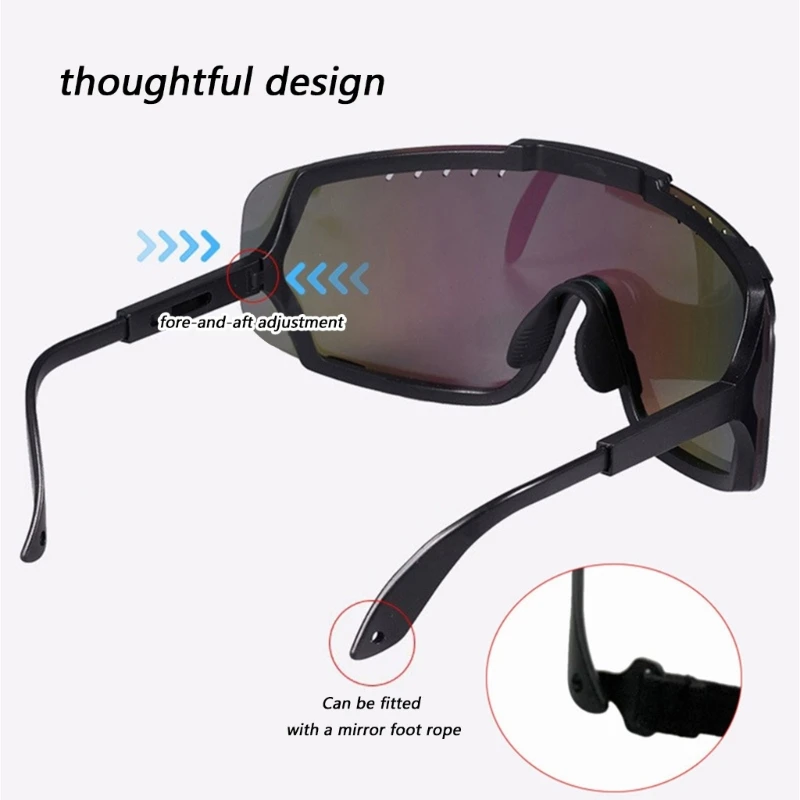 HX6A Ventilated Motorcycle Protective Glasses Flexible Frame Soft Padding Goggles