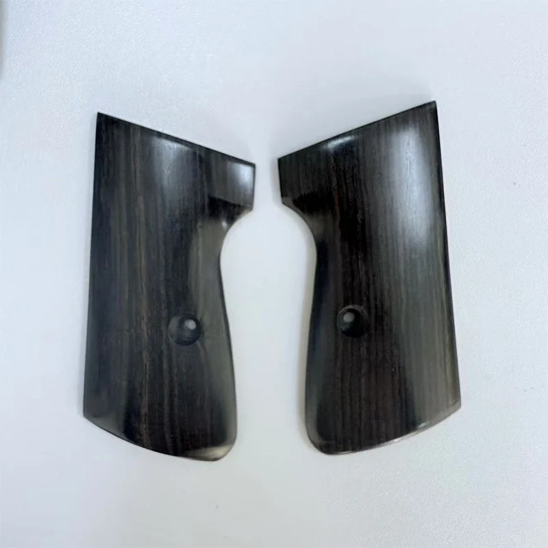 

2 Types Natural Solid Wood Material Handle Scales Replace Parts For Blackhawk 007 PPK64 Alloy Adult Toys Grip DIY Making Parts