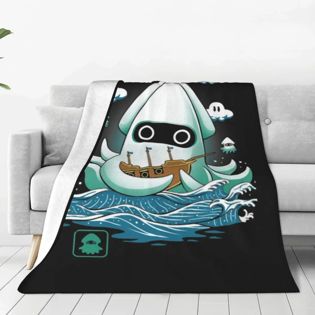 Blooper Kaiju Four Seasons Universal Blanket Movie Theater Can Be Laid Mother's Day Gift