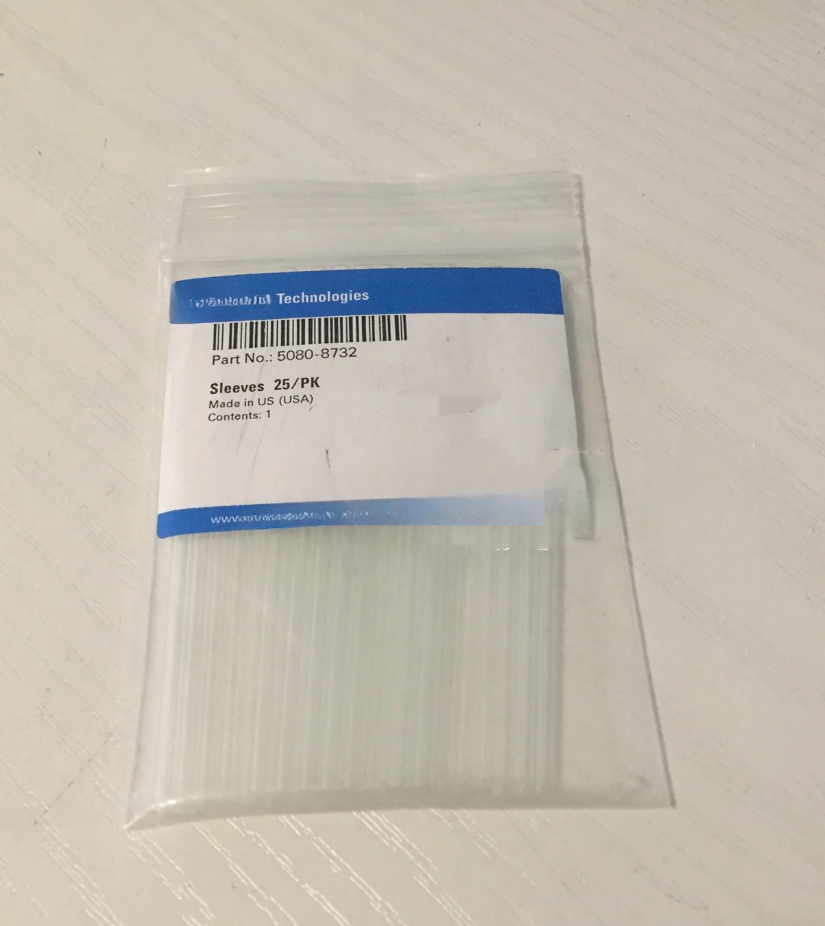 Agilent Glass Liner Splitless Liner Packed Column Inlet Glass Insert 25 Package 5080-8732