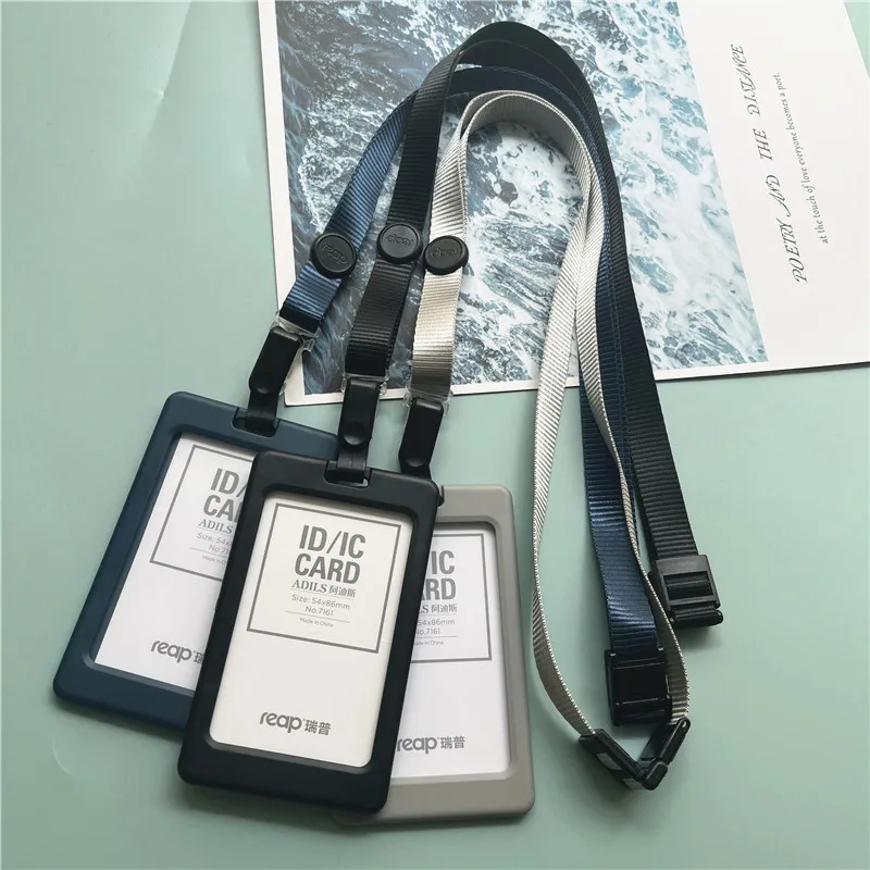 

Credential Holder Removable Badge Holder Adjustable Cardholder Business Employee ID Reel Holder Luxury Card Holder Pendant