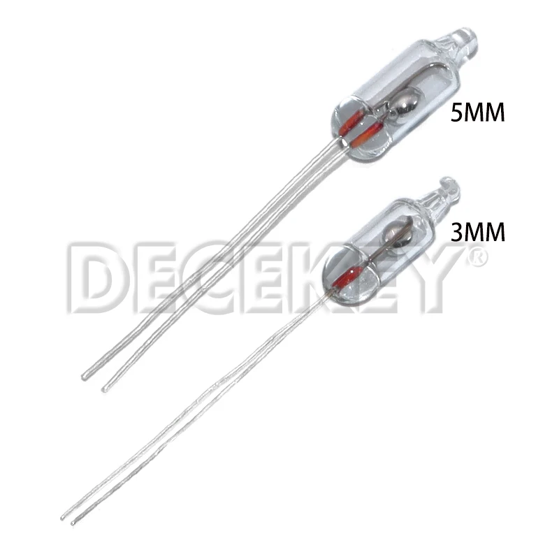 10pcs 3mm 5mm Tilt Switch Unidirectional Sensor Switch On/Off
