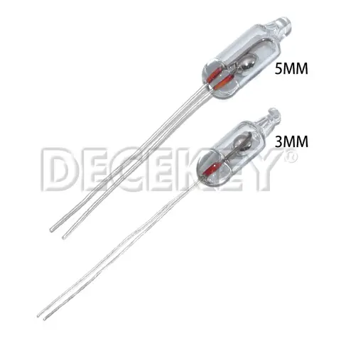 10pcs 3mm 5mm Tilt Switch Unidirectional Sensor Switch On/Off