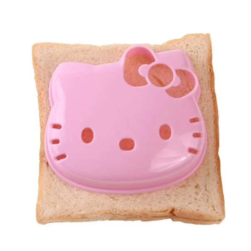 Hello Kitty Sandwich Mold, Molde Biscuit Criativo, Pão Caseiro, Bolas De Arroz Para Crianças, Ferramentas DIY Breakfast Bento, Acessórios de Cozinha