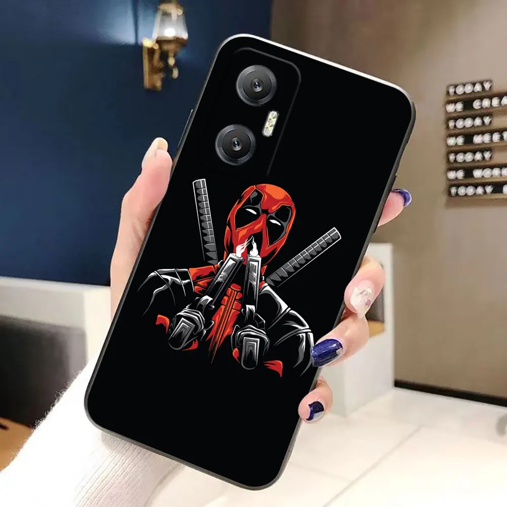 Marvel Deadpool Venom Phone Case For Infinix HOT 9 10 10I 10S 11 11S 12 12I 20 20I 20S 30 30I ZERO X 8 20 30 5G Case Funda