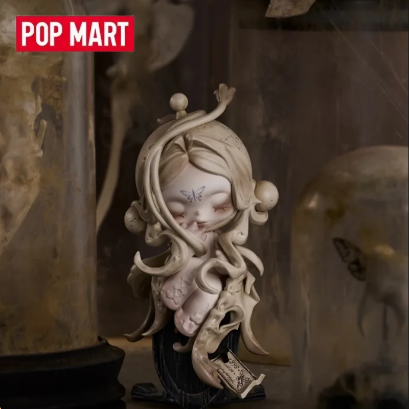 POP MART Seria „Poddasze Dziwności” – Zabawki w Pudełkach Niespodzianek, Mystery Box, Figurka Anime, Urocza Ozdoba na Biurko, Kolekcja