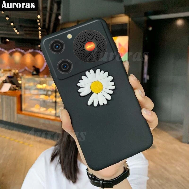 Auroras For Nubia Music Case Chrysanthemum Ring Ultra-Thin Silicone Soft Shell For Nubia Music Back Cover