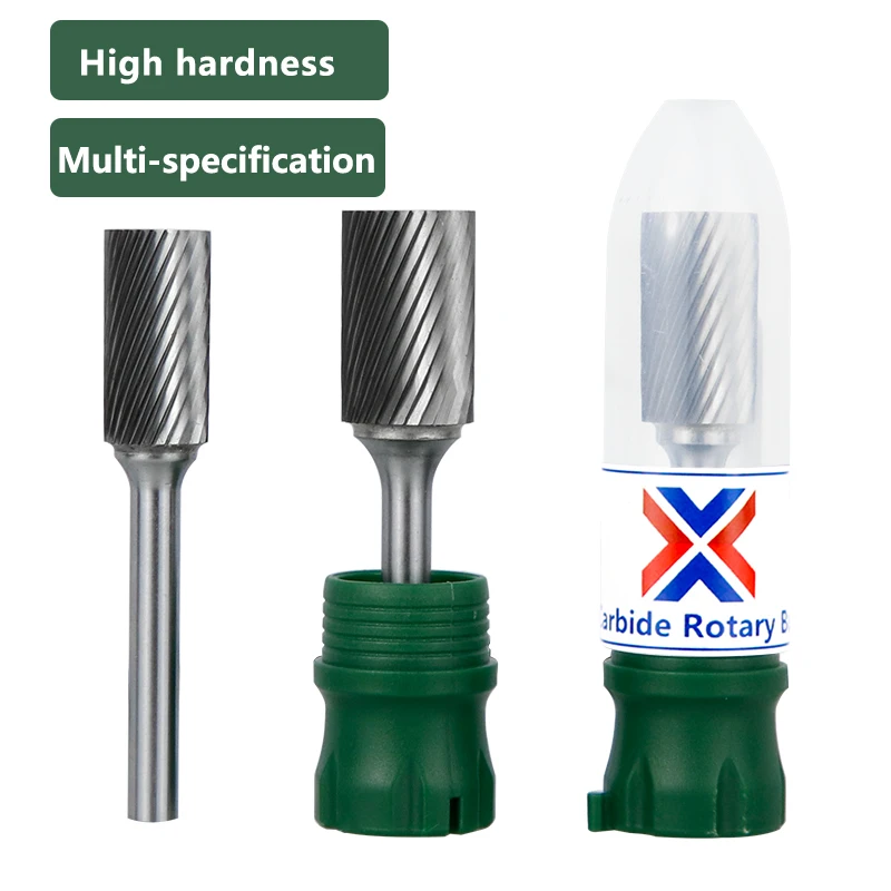 6mm Schaft Dreh Dateien für Metall Durchmesser 16-25,4mm Single Cut Hartmetall Grat Bit Rotary Grate holzbearbeitung Werkzeuge – Detail 7