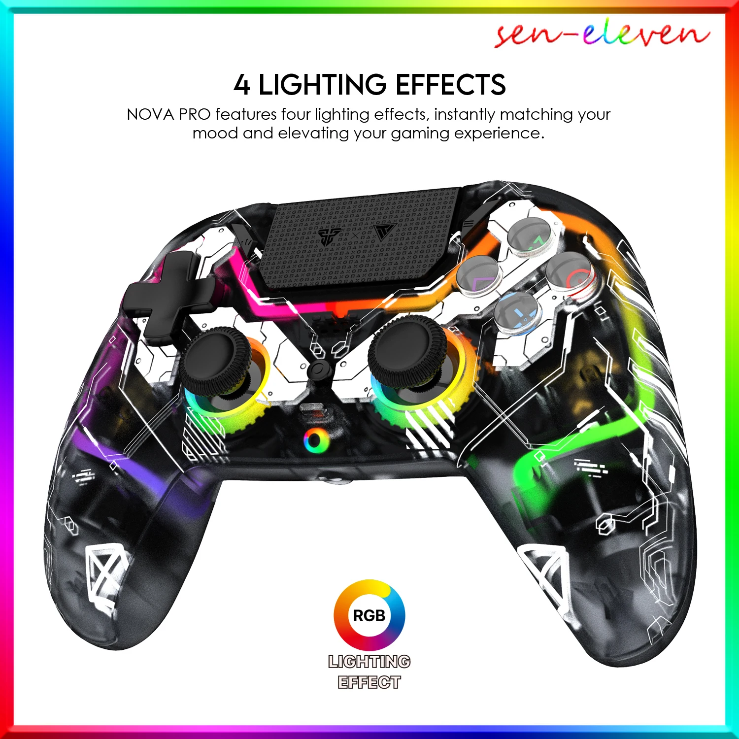 fantech-wgp14-v2-gaming-controller-rgb-light-bluetooth-wireless-gamepad-hall-effect-joystick-trigger-for-ps4-ps3-switch-pc-phone