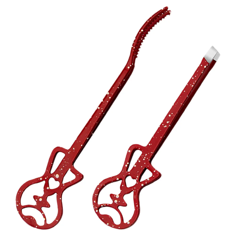 2 個まつげエクステンションピンセットステンレス鋼角度付き眉毛ピンセットまつげカーラーつけまつげアプリケーションツールポータブルメイクアップ