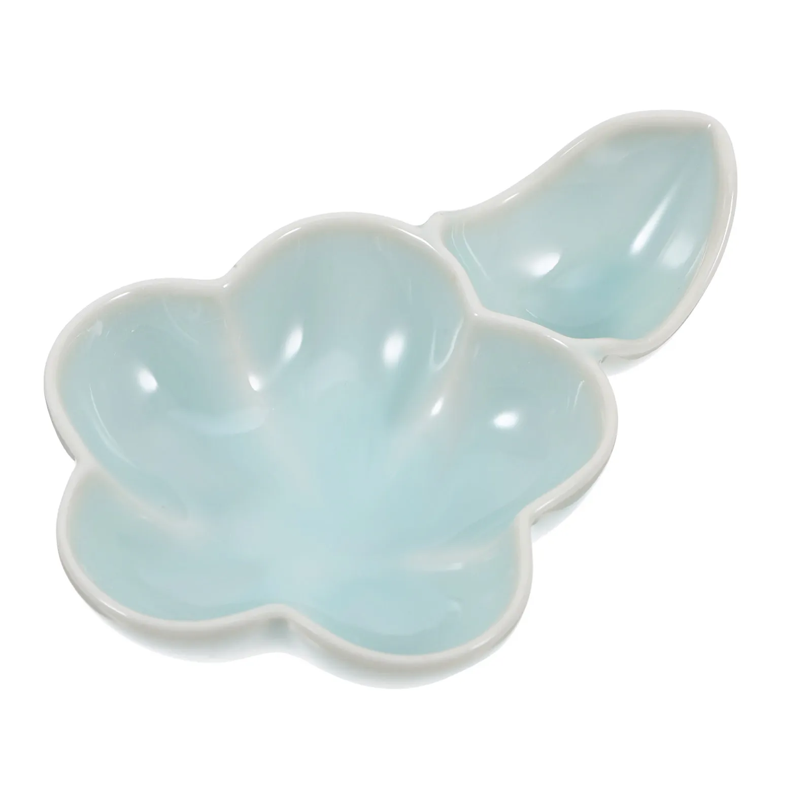 

Керамическая подставка для чернил и кистей, компактная, легкая, для каллиграфии, для мытья кистей, палитра для смешивания цветов, портативная