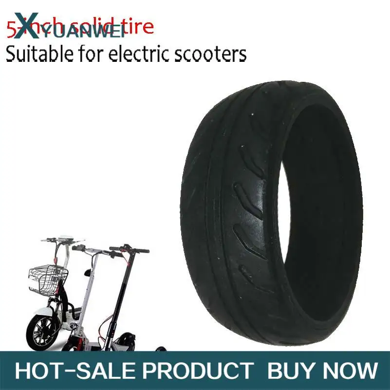 Neumático sólido de rueda de 5 pulgadas, neumático a prueba de explosiones para Mini Scooter Eléctrico Fastwheel F0