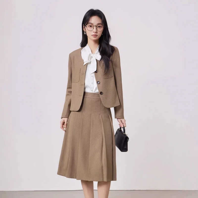 2026Hot-selling new long-sleeved professional formal women's skirt and pants suit for interviews and salesOLWomen's Workwear Who