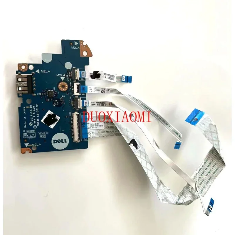 New fdi45 ls-g718p USB SD card reader IO board cable for Dell Inspiron 5593 5594