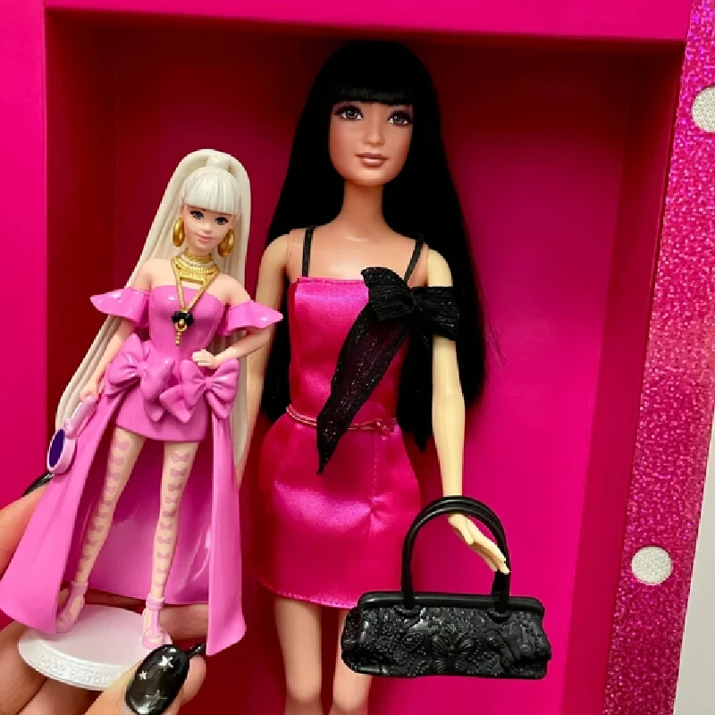 本物のポップマート バービー風アイコンシリーズ アニメフィギュア ブラインドボックス ミステリーボックス おもちゃ 女の子 子供 かわいい コレクション アクセサリー ギフト