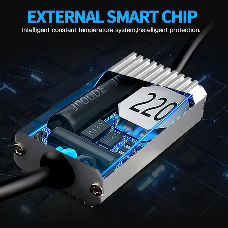 

2PCS H4 H11 H1 LED Headlight H8 H9 9005 9006 HB3 HB4 High Low Beams Powerful CSP Chip Fanless Copper Strips For Auto Accessories