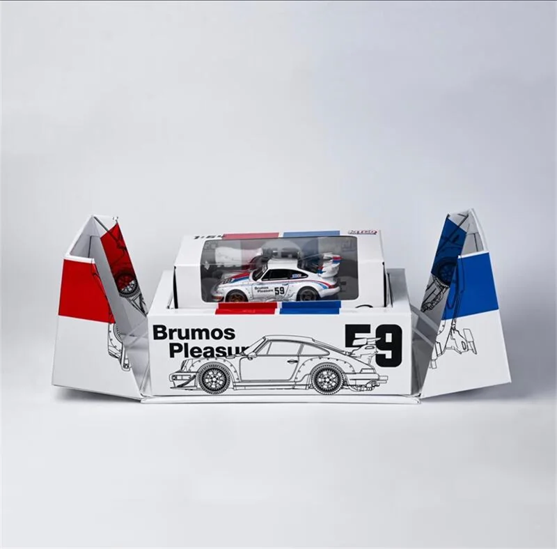キットゴーベース-x-モデルモデル-mm-1-64-rwb964-gt-ウィング-ブルモス-プレジャー-59-ダイキャストモデルカー