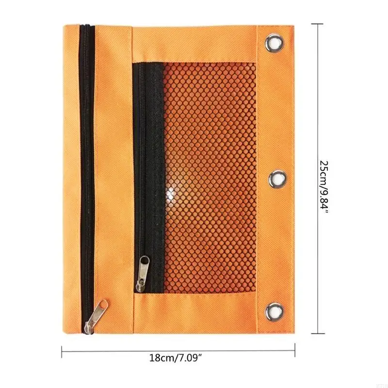 M5TB Zipper Pencil Double Pockets Pencil