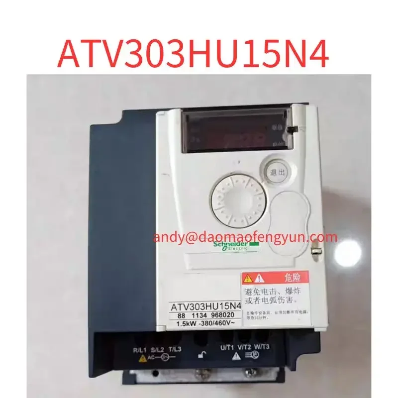 

Second-hand Frequency converter ATV303HU15N4 1.5KW 380V test OK