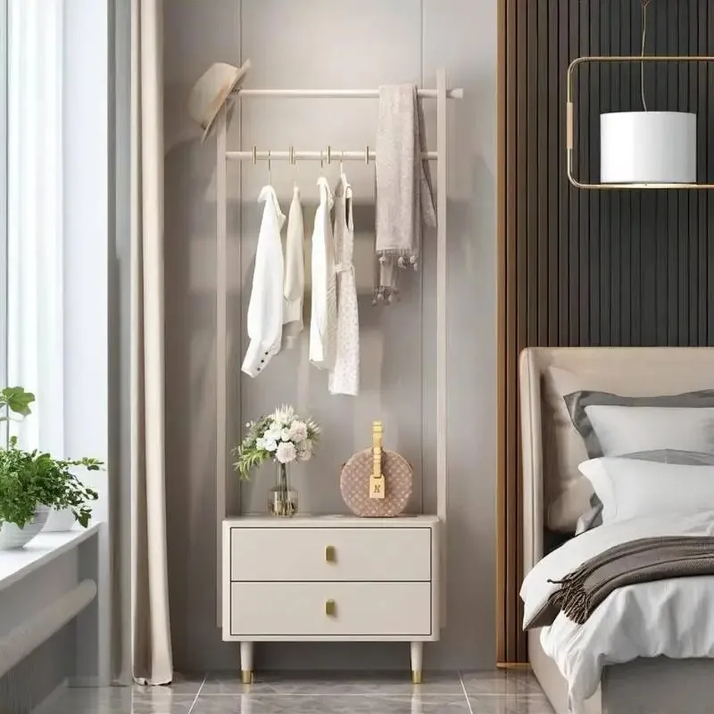 

Indoor Hanging Clothes Rack Large Floor Hanger Design Organizer Coat Hanger Luxury Space Saving Perchero Ropa Furniture Home