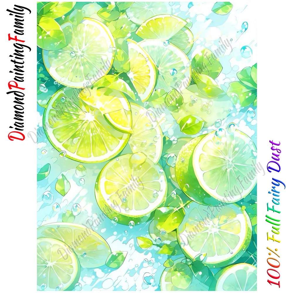 Diamond Painting Family Full Fairy Dust Crystal Resin Diamond Dot Arts Color Stuff AB Drill Embroidery Set Mosaic Painting Kits