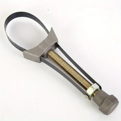 자동차 자동 오일 필터 제거 도구 캡 스패너 스트랩 렌치 60mm ~ 120mm 직경 조절 가능