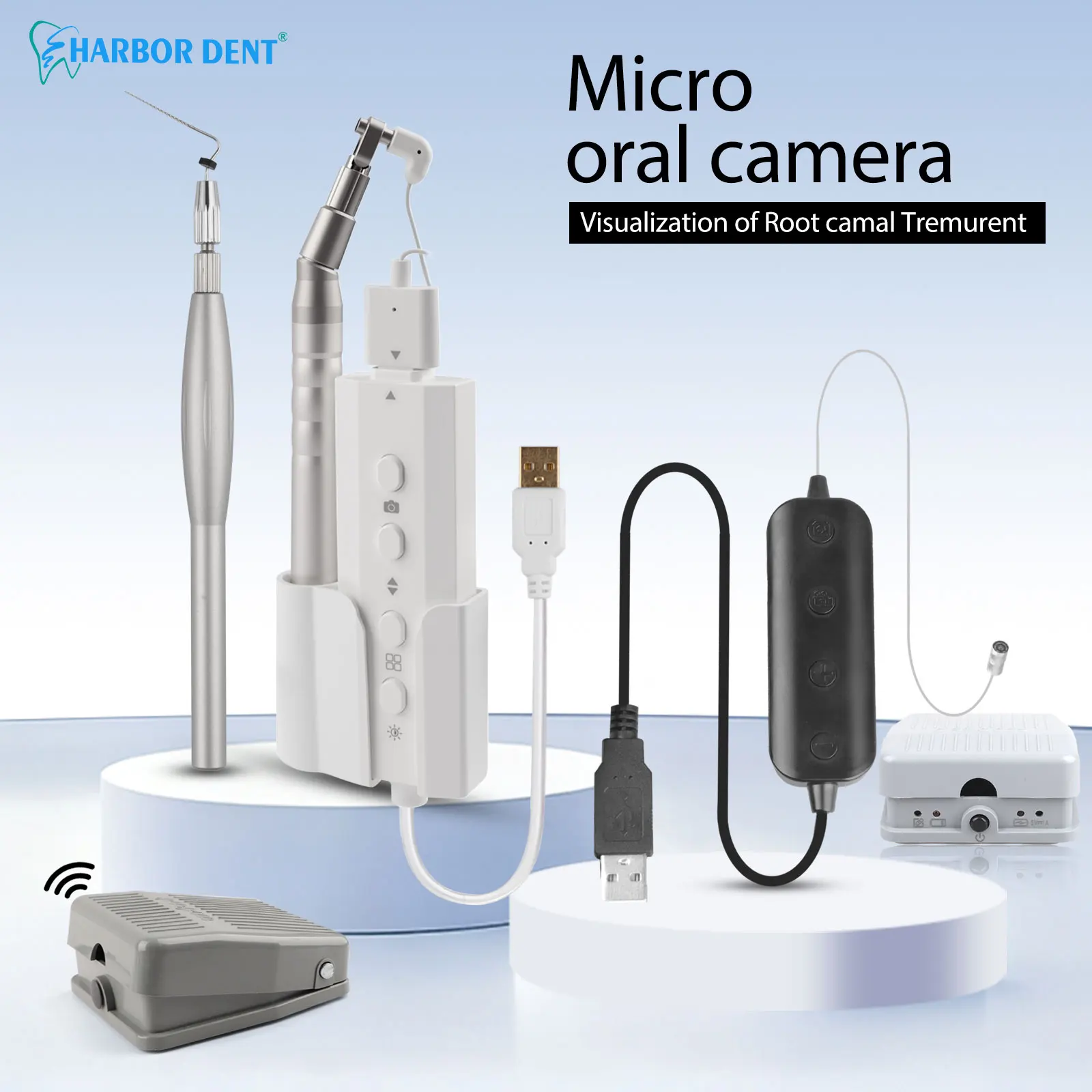 

Dental LED Intra Oral Scanner Digital Micro Lens Camera Wifi Foot Control HD Visual Camera For Endo Motor Dentistry Products