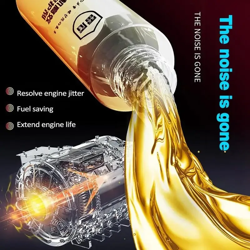 High Performance Engine Oil Additive Protector, Anti-Wear Noise Reduction Anti-Shake Oil Control Formula for Racing Engine Care