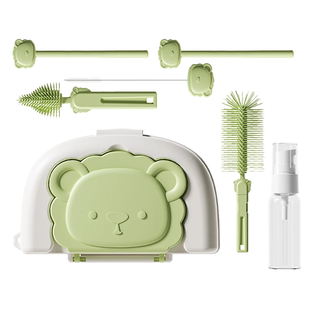 

Силиконовая щетка для бутылочек, портативный дизайн, мягкая насадка для чистки, эргономичная ручка, очиститель для сосков для детской бутылочки, путешествия