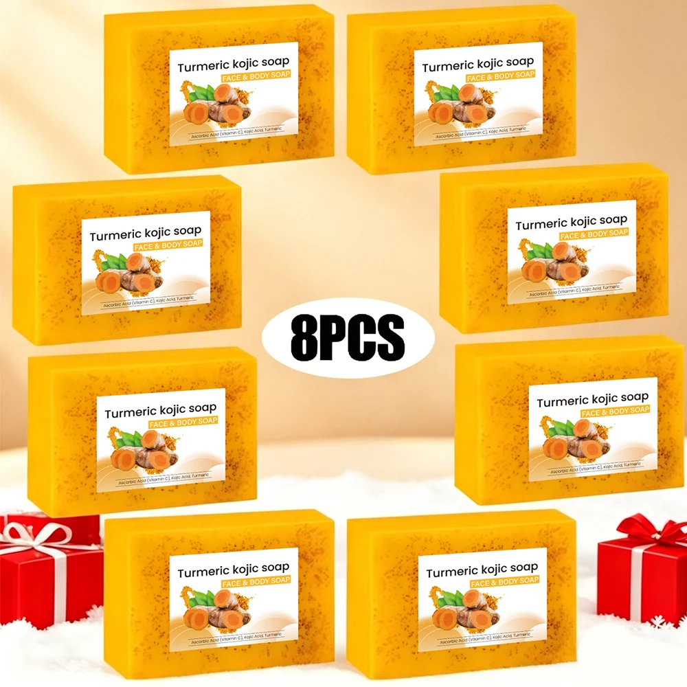 8Psc Turmeric Lemon Koji Acid - Soap Making Olive Oil ulasan dan harga