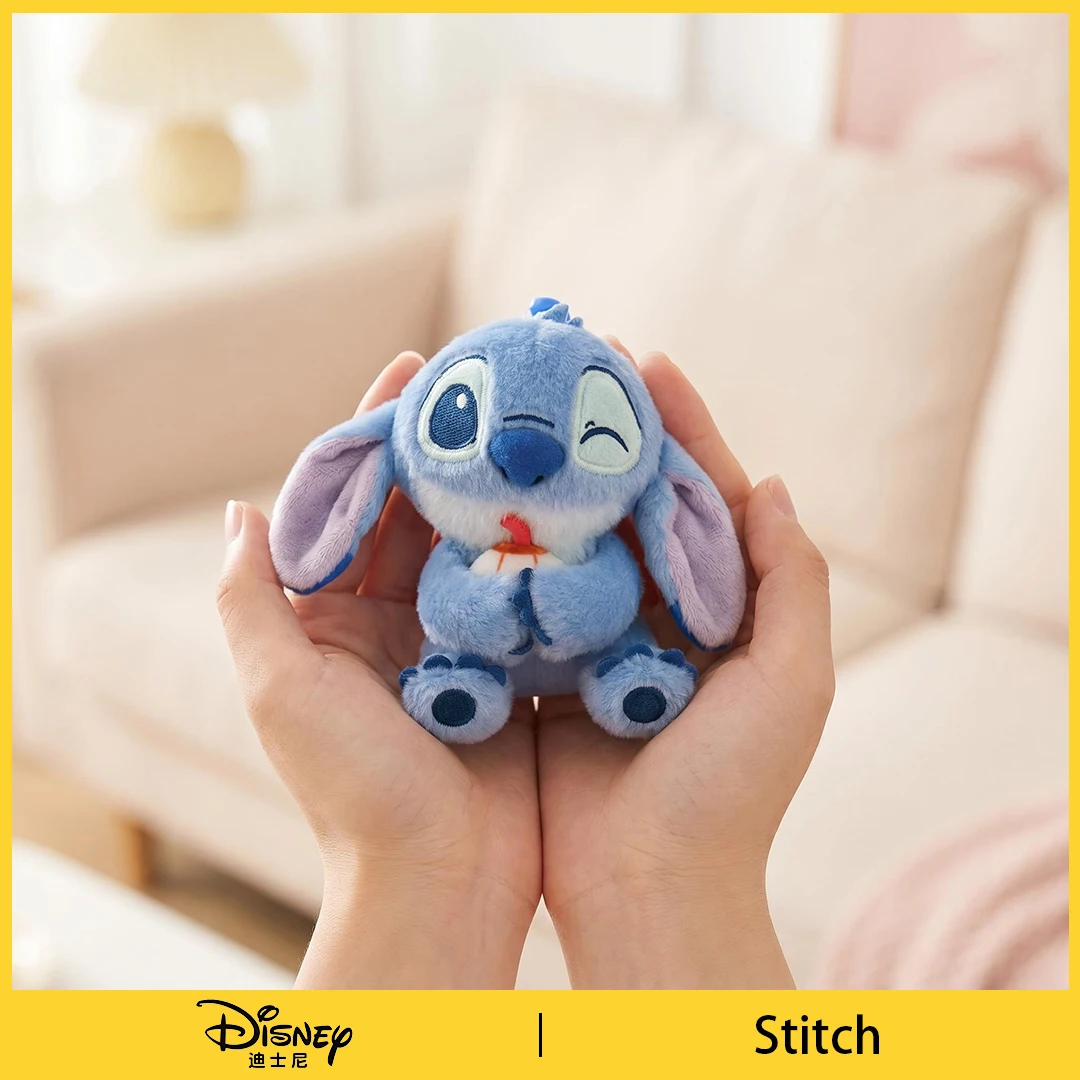 Potdemiel Lilo Stitch Sweet Kawaii Plush Bag Accessory Cartoon Purse Charm Girls Birthday Gift Handbag Pendant Decoration view 5