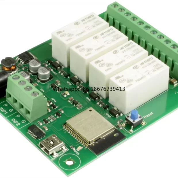 ESP32LR42 - WIFI 4 X 16A Relays Electronic Module Development Board