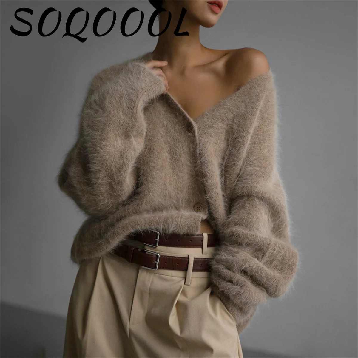 Elegant Long Sleeve Sweater Women 2024 Autumn New Single-Breasted Cardigans Chic Female Casual Soft Flexible Knitted Outwear