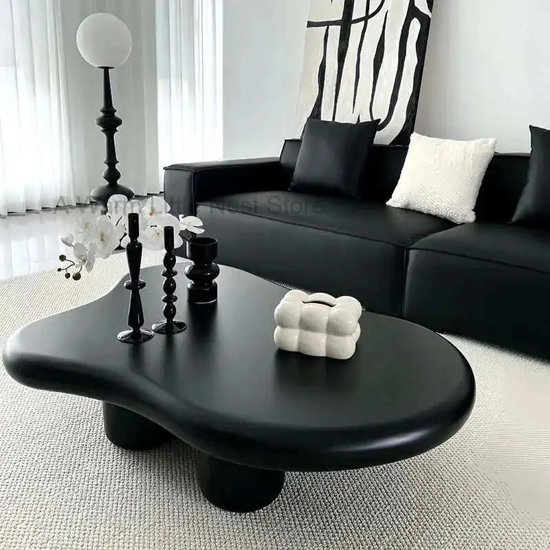

French Luxury Coffee Table Design Modern Luxury Minimalist Coffee Table Vintage Black Mesas De Centro Para Sala Furniture