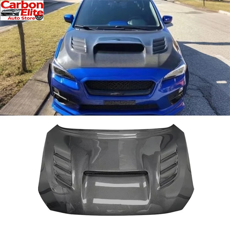 

Precision Fit SW Style Carbon Fiber Hood Bonnet For WRX STI