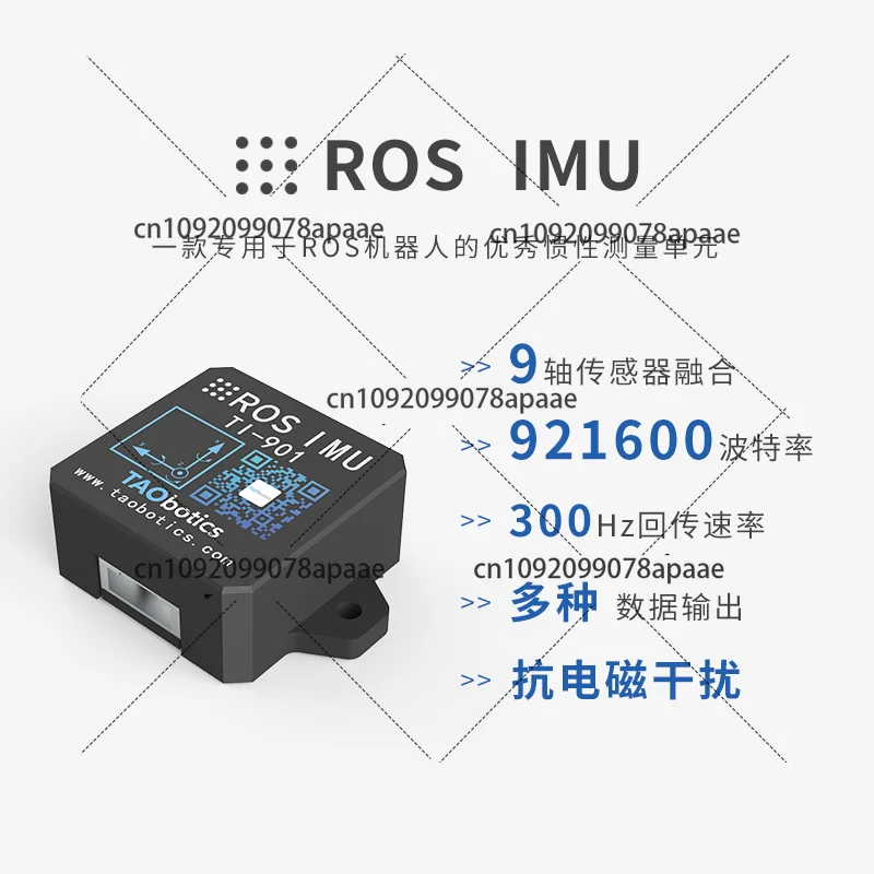 

FOR ROS Robot IMU Module ARHS Attitude Sensor USB Interface Gyroscope Accelerometer Magnetometer 9 Axis